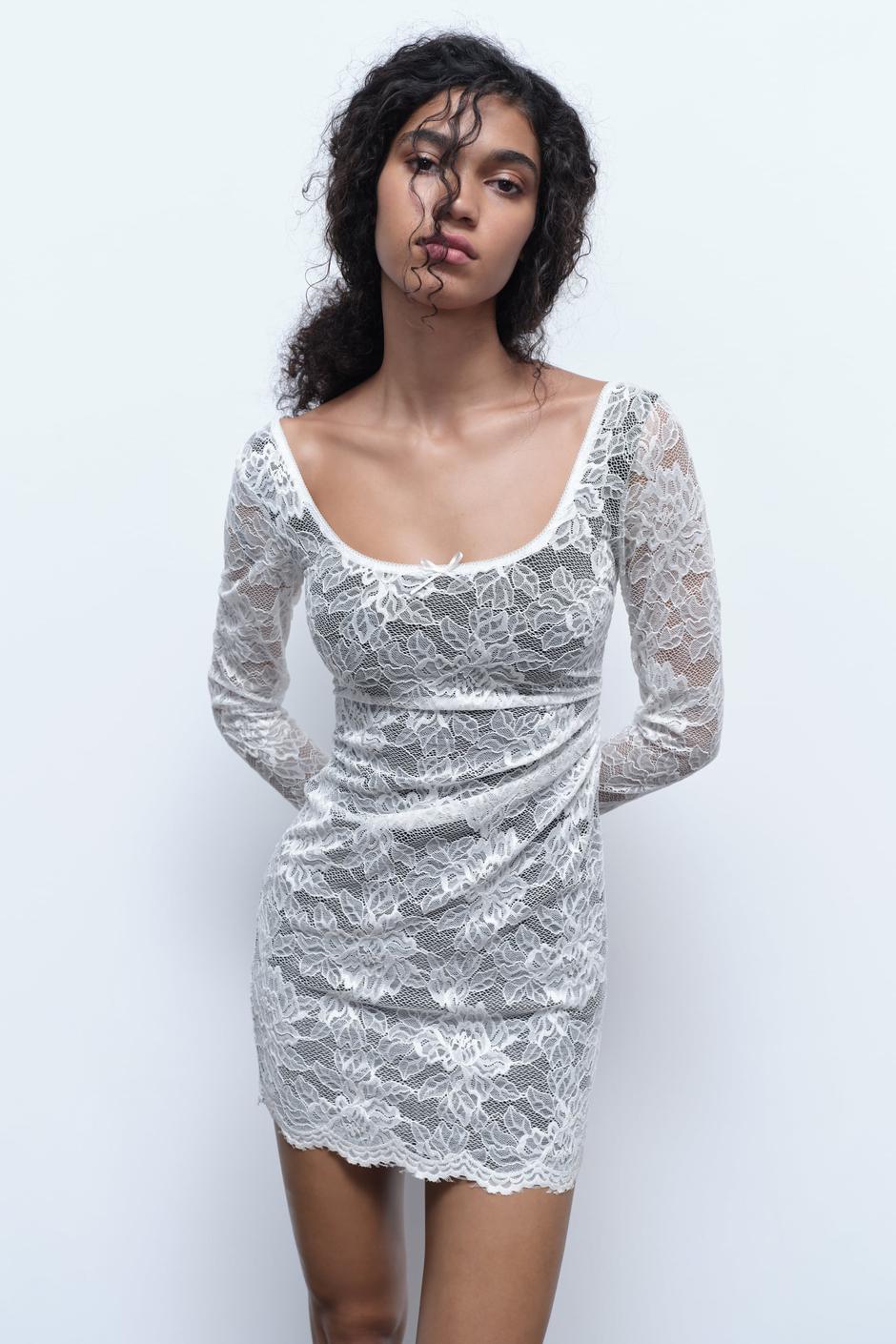 Foto: Zara, mini čipkana haljina (29,59 eura) | Autor: 