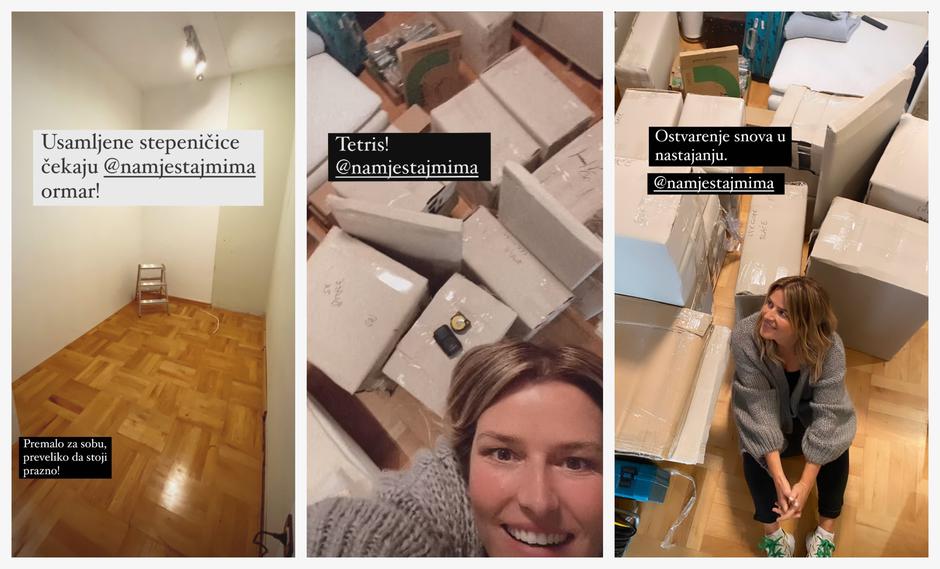 Antonija Blaće okružena kutijama | Autor: Instagram/@marianne_theodorsen